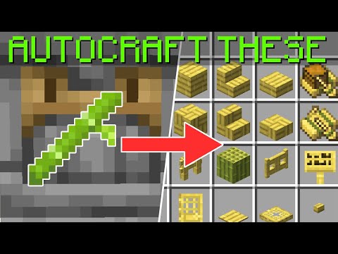 🔥ULTIMATE AUTOCRAFT HACK! Get all wood blocks from single farm!🔥