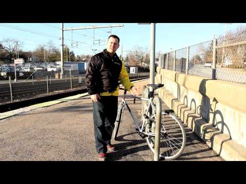 Proper Bike Lock-Up with a Chain