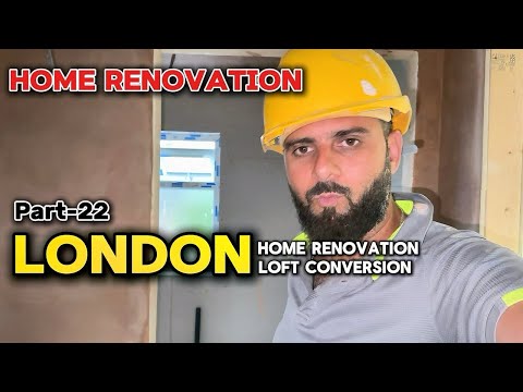 London House Renovation | Double story Pitch Roof | Loft Skimming Done | Part 22