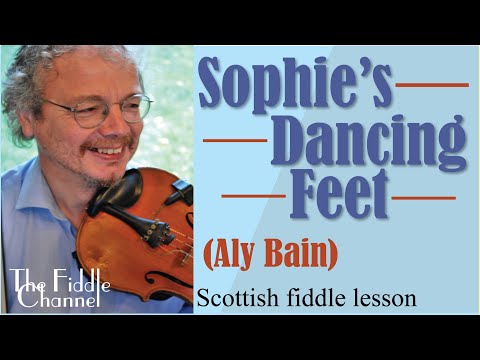 Sophie's dancing feet (fiddle lesson)