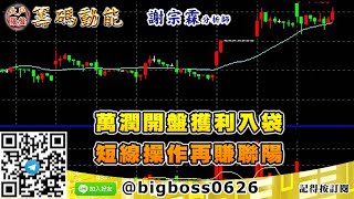 【大戶羅盤籌碼動能】 #謝宗霖0115，萬潤開盤獲利入袋 短線操作再賺聯陽 (圖)