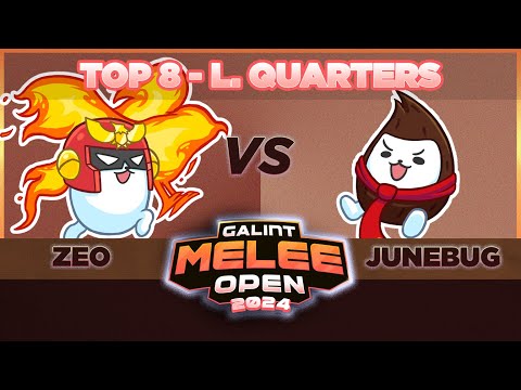 Zeo (Captain Falcon) vs Junebug (DK) - Galint Melee Open 2024 - Melee Top 8: Losers Quarters