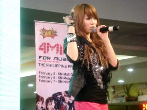 100206 4minute in Manila - "What A Girl Wants"