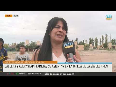 Pocito:  40 familias usurparon un terreno y pidieron ayuda del Estado