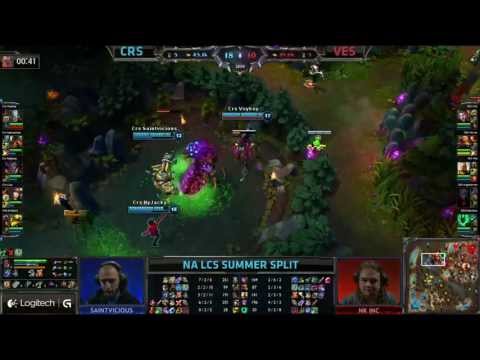Team Curse (CRS) vs Velocity eSports (VES) || NA LCS Summer 2013 W1D2 || Full Game HD