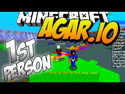 FIRST PERSON AGARIO IN MINECRAFT #1 with Vikkstar (Minecraft Agar.io)