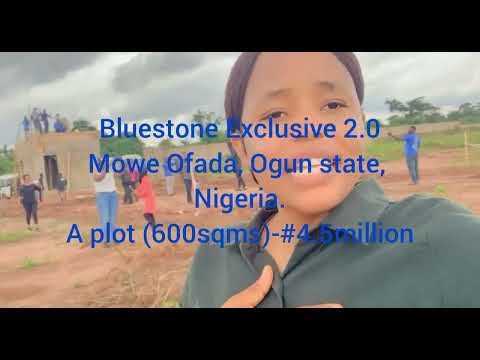 Land For Sale Bluestone Treasure Estate Ofada Ogun area 