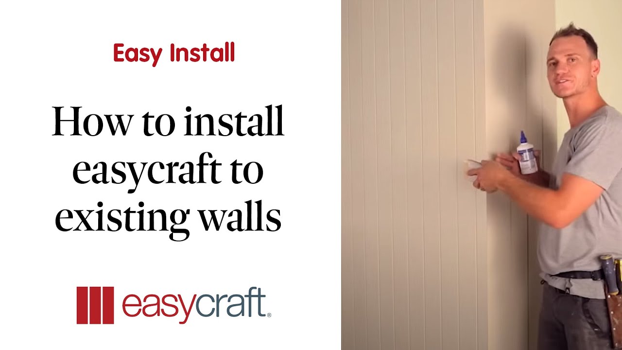 Easycraft DIY 1 - Installing easyvj to an existing wall with Kyal & Kara