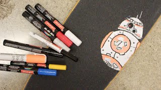 How To Paint Art On Your Grip Tape