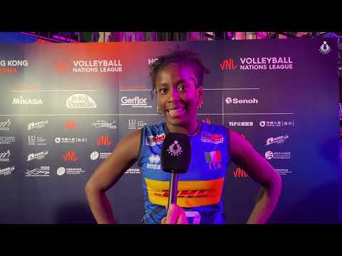 VNL Femminile 2026: Myriam Sylla al termine di Italia-Cina 3-2