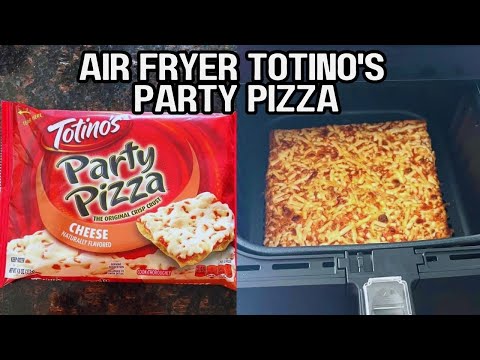 Crispy Totino's Party Pizza in the Air Fryer 🍕 Ready in 13 Min! Easy Frozen Pizza Hack