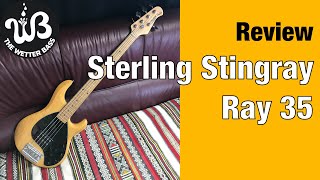 Video thumbnail for Punchy! Sterling Stingray Ray 35 by Musicman review by the wetter bass