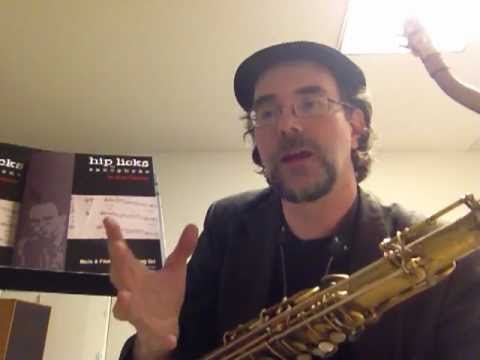Greg Fishman demonstrates interactive practice approach with metronome using Hip Licks for Saxophone