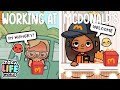 Working At MCDONALDS I QUIT WITH VOICE Toca Life World Roleplay
