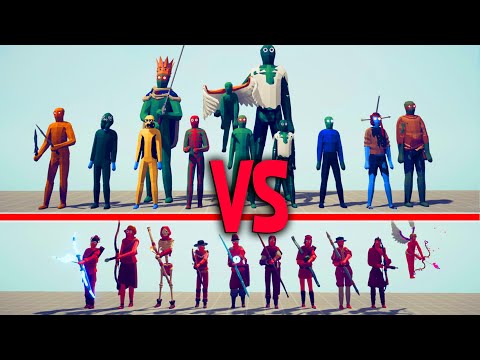 ARCHER TEAM vs ZOMBIE TEAM - Totally Accurate Battle Simulator | TABS