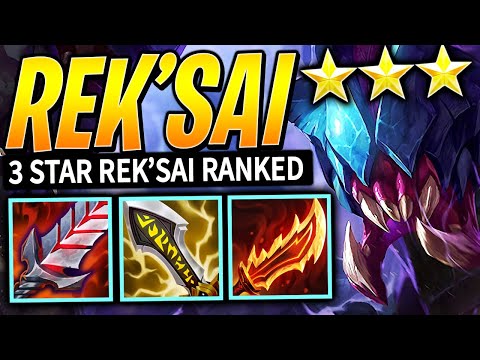 Trying The 3-STAR REK'SAI in TFT Ranked SET 16?! -  Best 16.3B Meta | Teamfight Tactics Guide