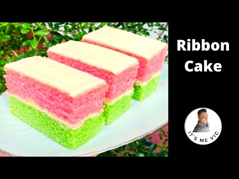 🎂 Ribbon Cake | How to make a Ribbon Cake | Vick