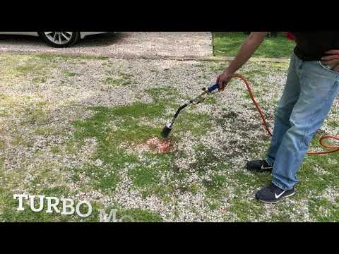 Flame King Propane Torch With Heavy Duty Weed Burner Demo