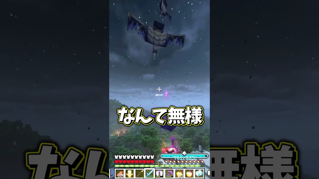 【マイクラ】魔法の世界でファントムの皮膜を集めると…?【ゆっくり実況】