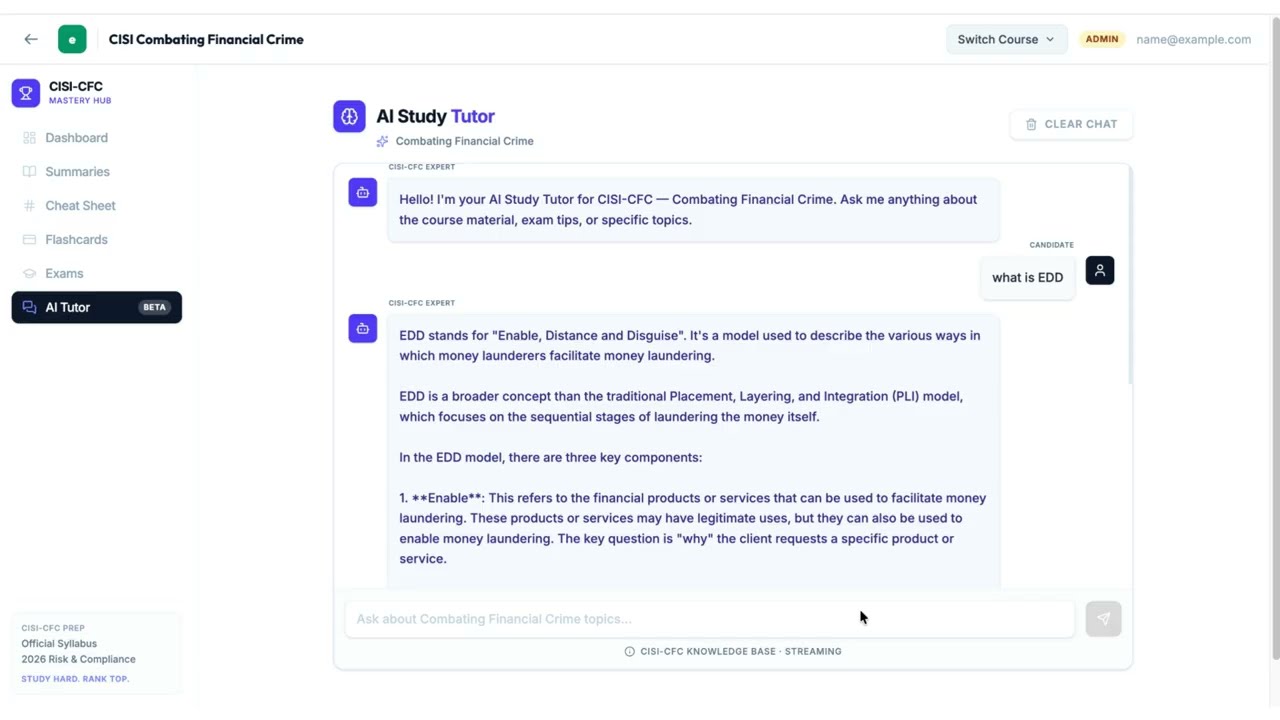 Preview of CISI Combating Financial Crime