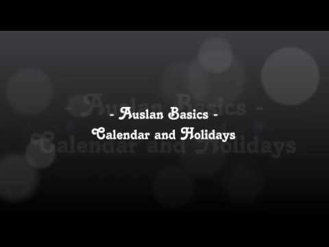 How to Sign Calendar in Auslan