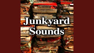 Auto Wrecking Yard Lifter Loading Car into Hydraulic Press, Puncturing and Manipulating Vehicle 5