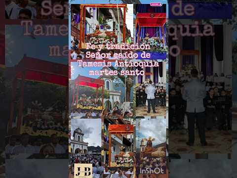 Martes santo en el santuario del señor caído de Tamesis Antioquia #semanasanta