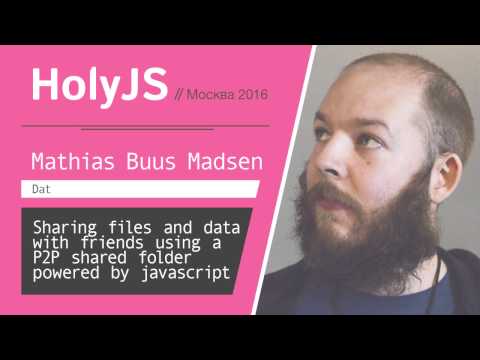 Sharing files and data with friends using a P2P shared folder ...  — Mathias Buus Madsen