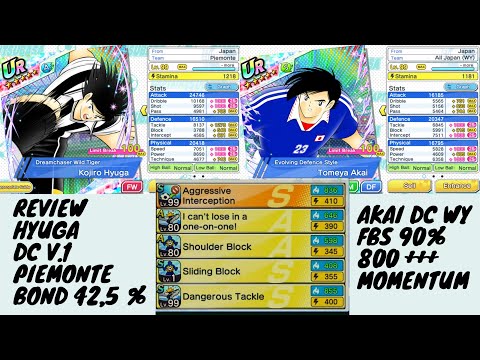 [REVIEW] HYUGA PIEMONTE DC v.1 & AKAI FBS 90% 800 MOMENTUM AFTER HA !! || CAPT. TSUBASA DREAM TEAM