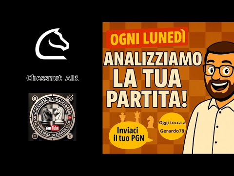 Come migliorare a scacchi.Analisi per principianti e intermedi. Partita di Gerardo78