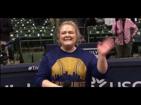 Brewers Game National Anthem - Sam Scantlin