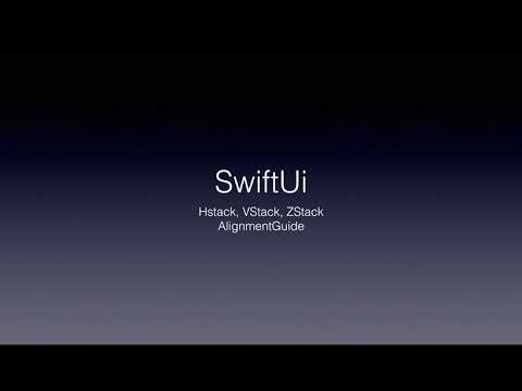 SwiftUI HStack,  VStack,  ZStack  Alignment Guide and Custom Alignment