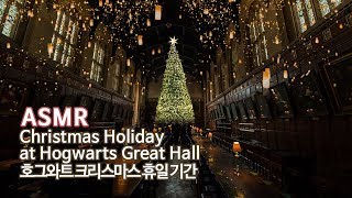 ASMR Harry Potter●Christmas at Hogwarts Great Hall 3D Ambient Sound