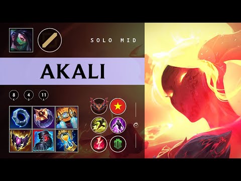 Akali Mid vs Anivia - VN Grandmaster Patch 25.23