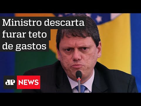 Tarcísio descarta 'furar teto' e fala em alinhamento com Guedes