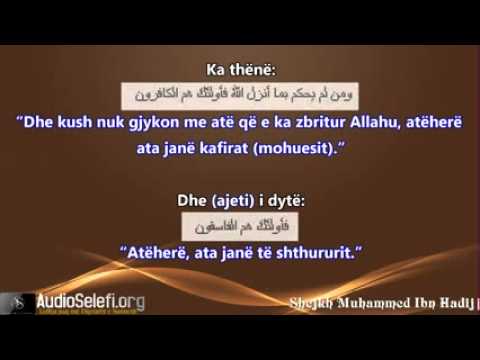 Demokracia eshte kufer kunder Islamit ne çdo aspekt   Shejkh Muhamed bin Hadij