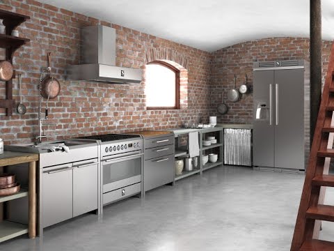 Stainless Steel Kitchen Model