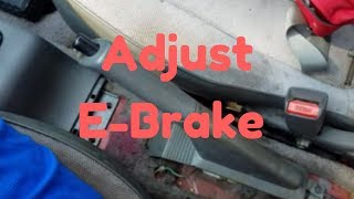 1992-2000 Honda Civic PARKING BRAKE | Adjustment and Replacement