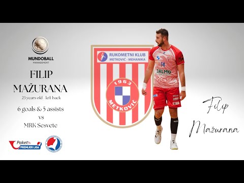 Filip Mažurana - 6 goals & 5 assists vs MRK Sesvete