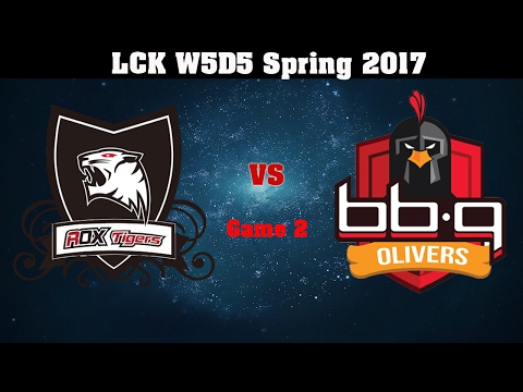 ROX Tigers vs BBQ Olivers Game 2 - LCK Spring Split 2017 Week 5 Day 5 ROX vs BBQ G2