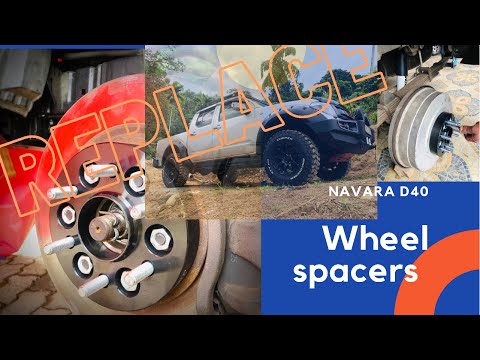 How to Install wheel spacers in Nissan Navara D40