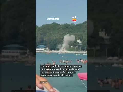 Ataque na Rússia: drone explode em resort e deixa sete mortos no Mar Negro