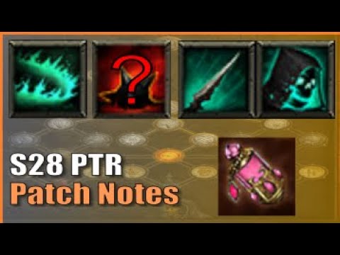 S28 IS INSANE! D3 S28 PTR Notes Reveiw