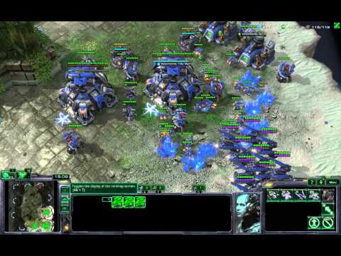 Mass Raven vs Roach/Ling/Bane - Starcraft 2 HotS