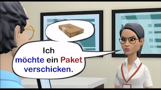 Ich möchte ein Packet verschicken / Dativ &amp; Akkusativ / Deutsch lernen