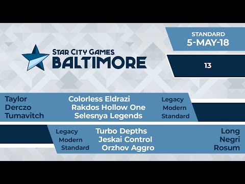 SCGBALT: Round 13 - Taylor, Derczo, Tumavitch vs Long, Negri, Rosum | Standard