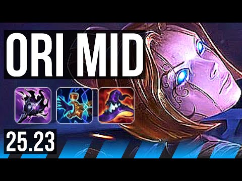 ORIANNA vs SYNDRA (MID) | 8/0/13, Legendary | KR Master | 25.23