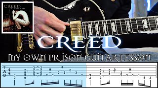 CREED | My Own Prison | Full detailed guitar lesson with TAB