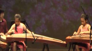 Guzheng Trio: Mountain Love Song 古筝三重奏《山地情歌》