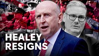 UK Defence Secretary John Healey resigns over spending disagreement with Starmer